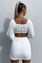 Xander Crop - White